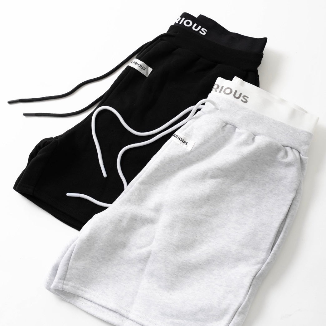 完売品 HILARIOUS ハーフパンツ グレー黒2枚組 ハーフパンツ(UNISEX) – HILARIOUS